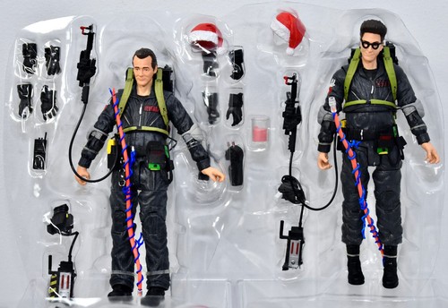 Diamond Select Toys Ghostbusters 2 "We're Back" Set of 4 Figures Santa Hats - Picture 2 of 3
