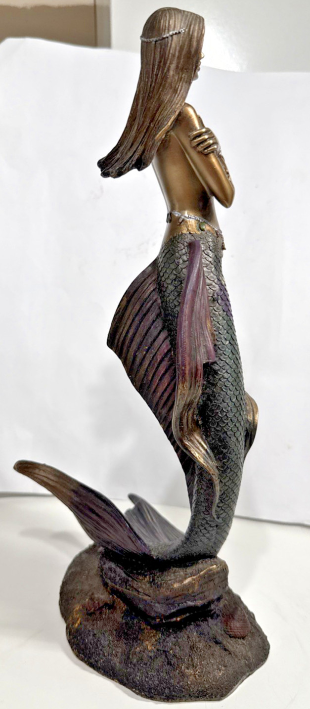 Seymour Mann Mermaid Statue 13" Tall ~  Siren of the Sea  ~ No Box