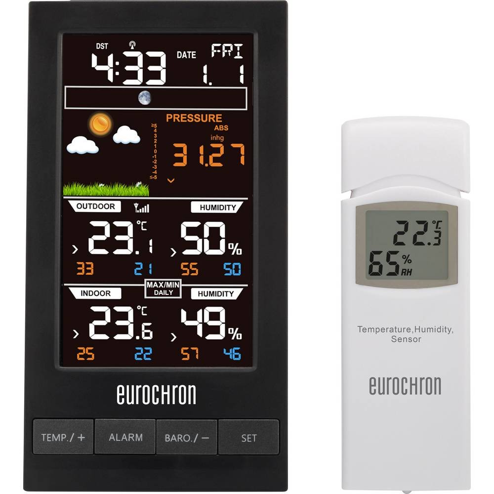 Station météo Eurochron EFWS S250 numérique pour planifier vos activités au jardin