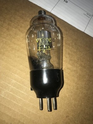 Vintage Rectifier VT-206 Vacuum Tube G.F.O. MV-43 (NOS)