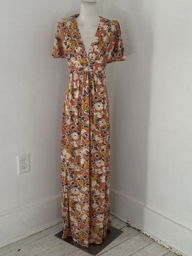Vintage 70s Empire Waist Flutter Sleeve Boho Maxi Dress, $69 - Photo 5