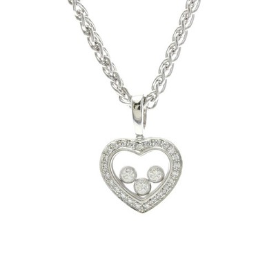 Chopard Happy Diamond Collier 79/4502 Weißgold (18K) Diamant Me... BF594836