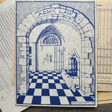 VTG Arms Law Role Playing Game 1982 Iron Crown Enterprises RARE D&D Lot
