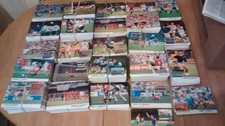 24 UNUSED FOOTBALL WORLD CUP ITALY 1990 POSTCARDS/STAMP ARGENTINA/ENGLAND/BRAZIL