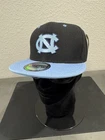 UNC North Carolina Tar Heels NC Logo Hat Black & Blue Adult Size Snapback NEW