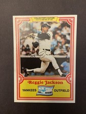 1981 TOPPS DRAKE'S BIG HITTERS #10 REGGIE JACKSON NEW YORK YANKEES