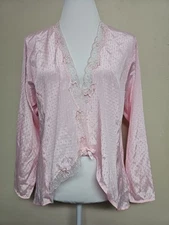 Fantasies By Morgan Taylor Women's Nightgown Wrap Top Vintage Pink Color.Size S
