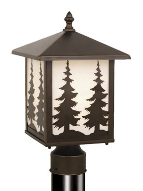 Vaxcel Lighting OP33485 Bronze Yosemite 1-Light Outdoor Post Light - Picture 1 of 3