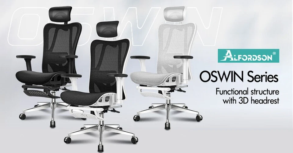 ALFORDSON Ergonomic Office Chair Executive Seat Mesh Work Computer Gaming - image 4 of 4