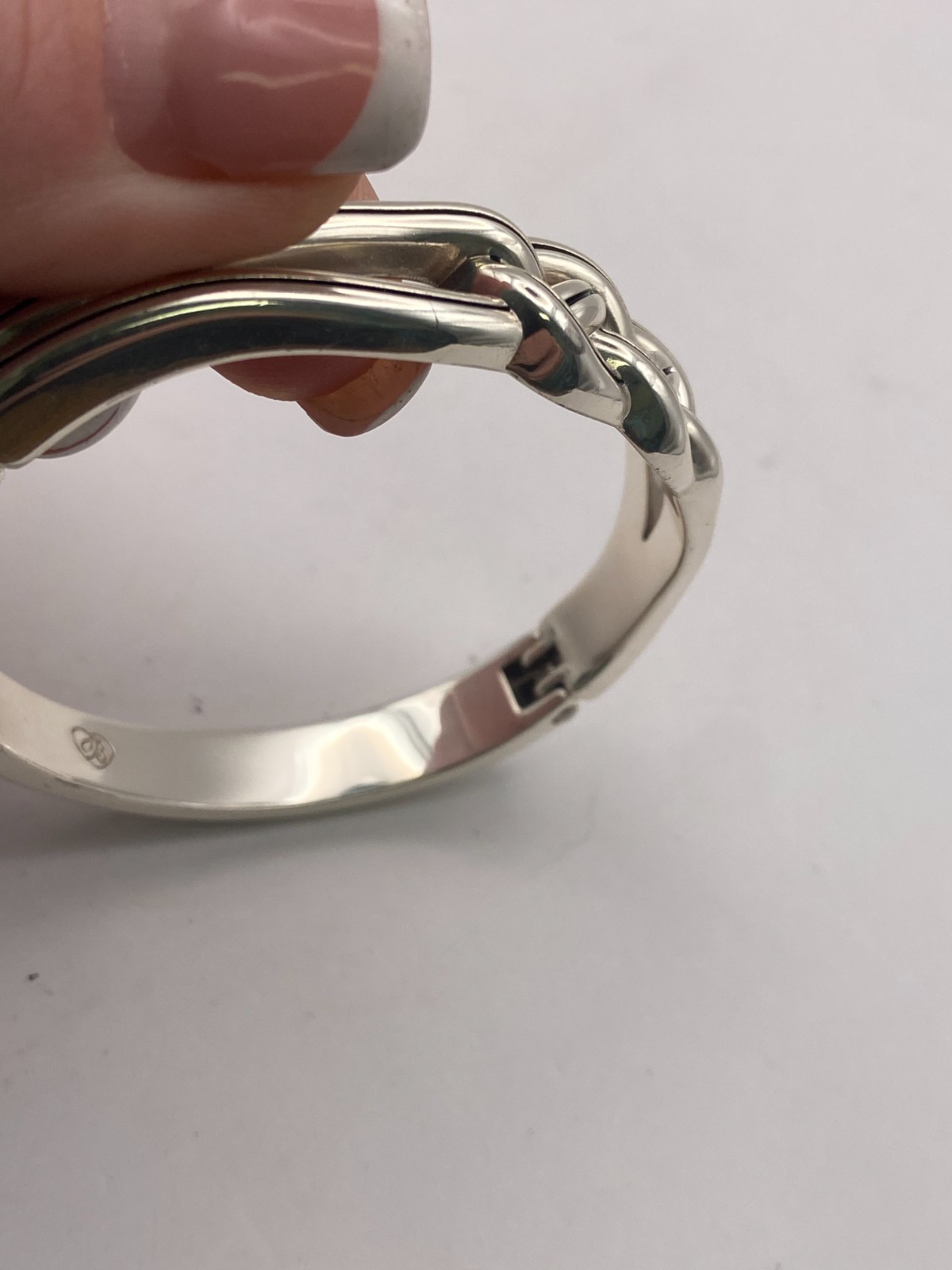 Brighton Interlock Celtic Knot Hinge Bangle Brace… - image 4