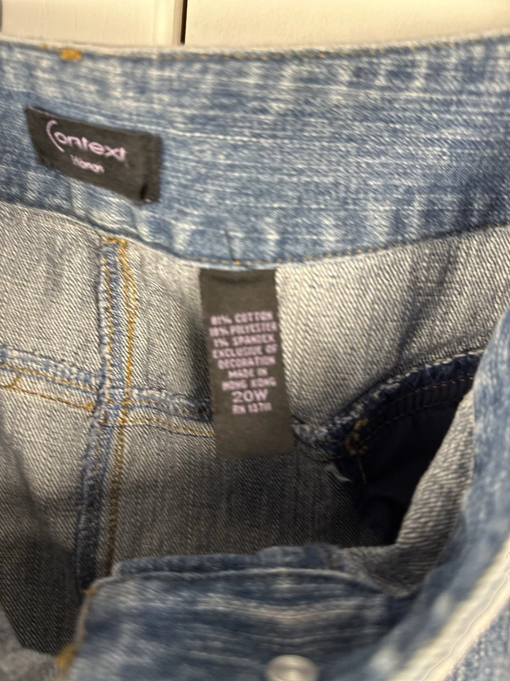 Context Woman Skirt - Blue Denim 20W preowned, Very Good condition - Image 4 of 4