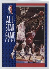 1991 Fleer All-Star Game Patrick Ewing Karl Malone Michael Jordan #236 HOF 1hy9