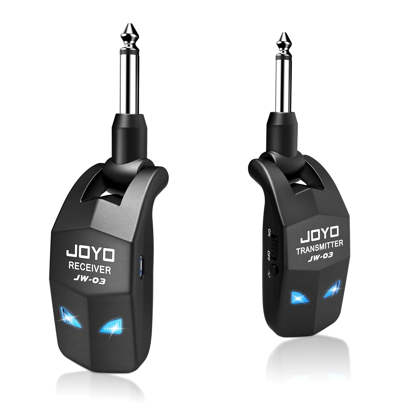 Wireless Guitar System 2.4GHz Rechargeable Transmitter Receiver 4 Channel JW-03