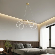 Contemporary Chandeliers Modern Dining Room Lighting Fixtures Adjustable Height