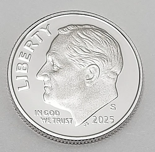 2025 S Roosevelt *99.9% SILVER PROOF* Dime