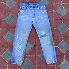 Vintage 70s 1978 Levi  s 505 35 x 30 Great Wear Made In USA No Red Line