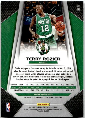 2017-18 Panini Prizm Basketball Pick Your Card Finish Your Set NBA (#1-300) - Picture 23 of 183