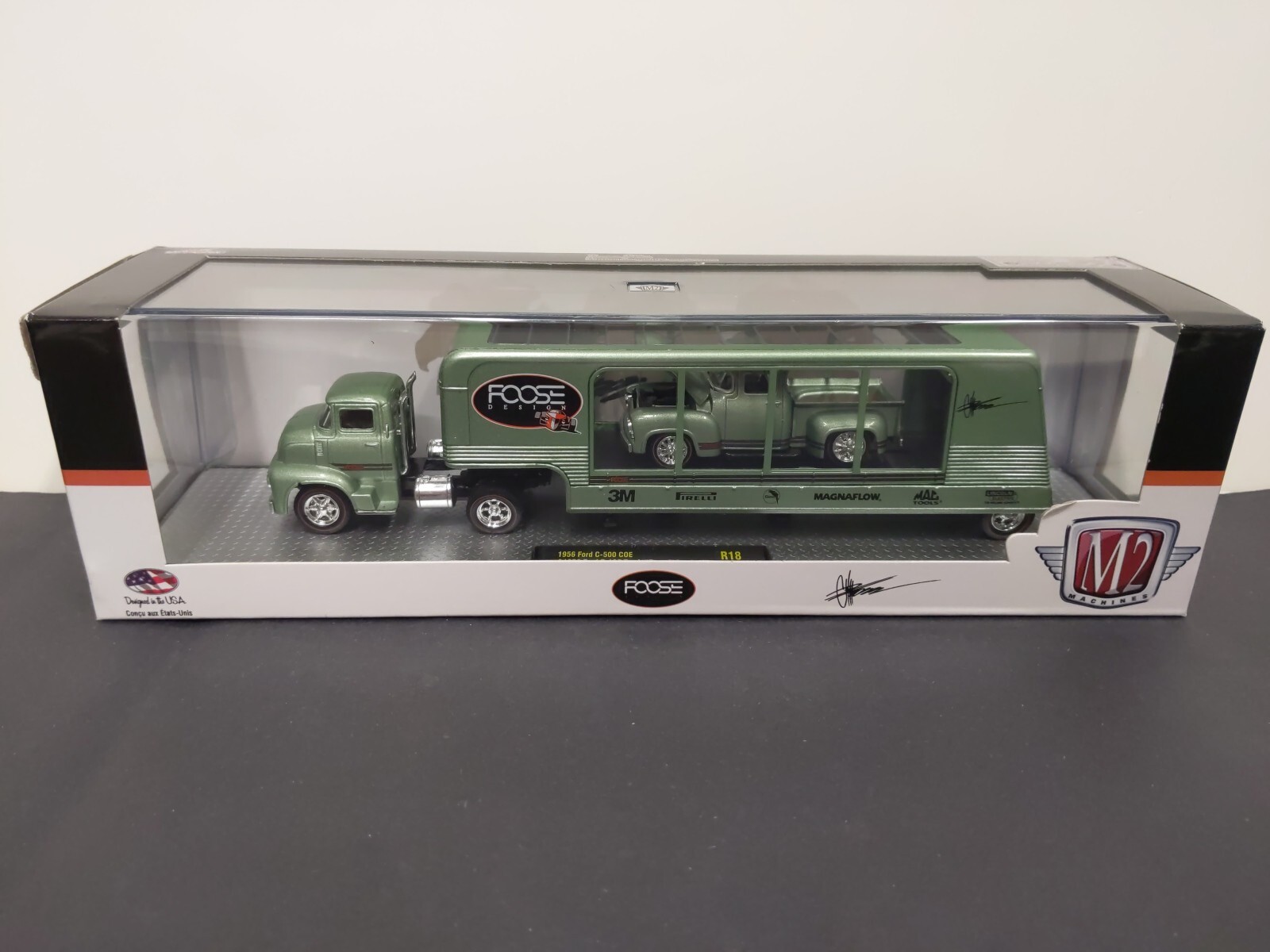 M2 Machines 1/64 1956 Ford C-500 CDE & 1956 Ford F-100 Truck 
