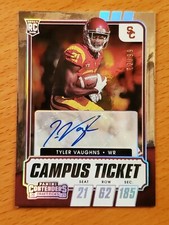 2021 Contenders Draft Campus Ticket #169 Tyler Vaughns USC Rookie Auto #'d 12/99