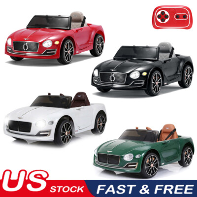 Electric Ride on Car LICENSED Bentley Style 12V Battery Powered w/Remote Control