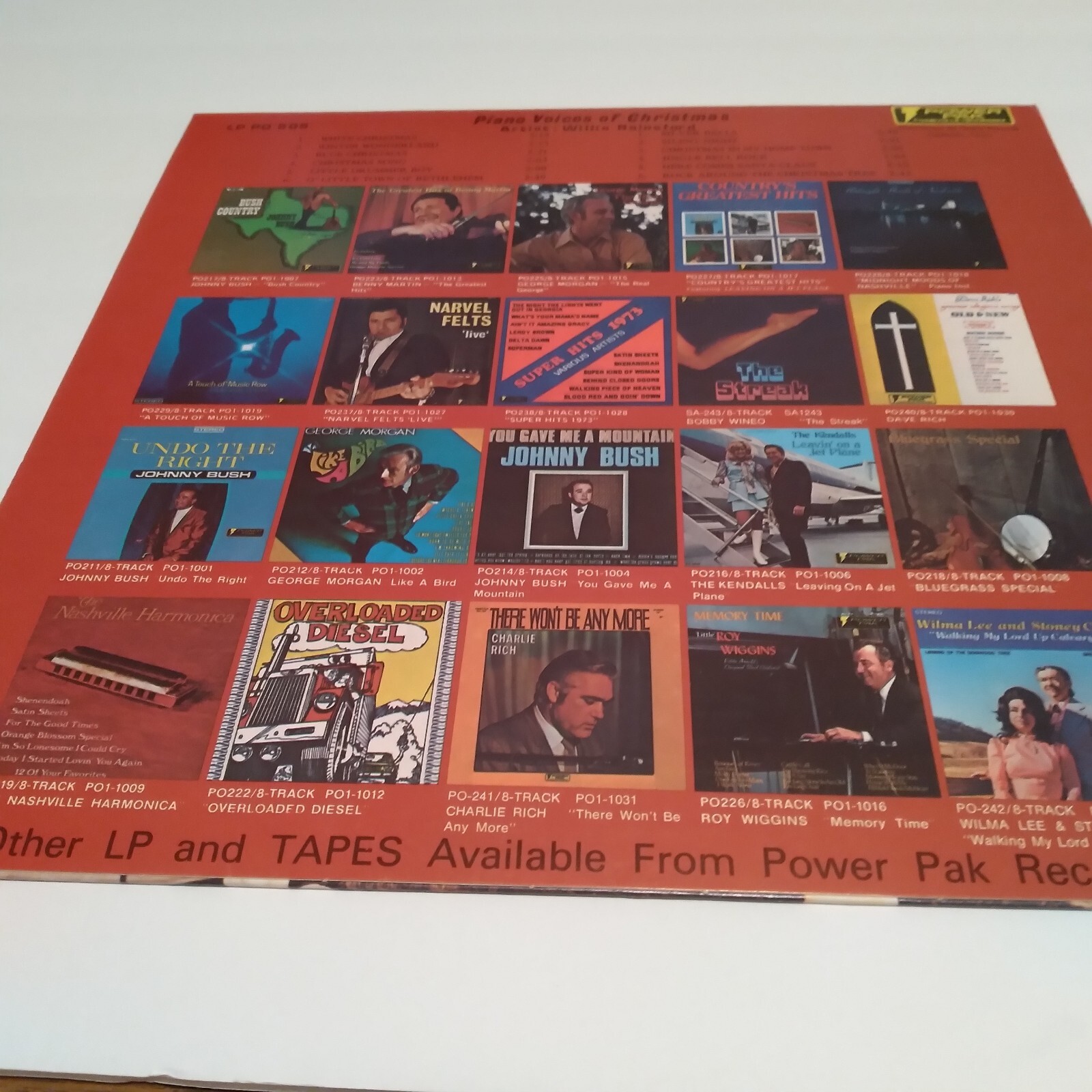 Piano Voices of Christmas Willie Rainsford 12' Vinyl Preowned PO505