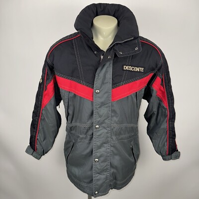Mens Descente Ski Jacket Snow Coat Parka Retro Vintage Heavy Duty Warm Large