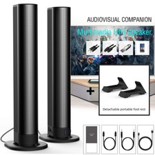 TV Sound Bar Wireless Bluetooth5.3 4 Speaker Subwoofer Soundbar ForHome Theater