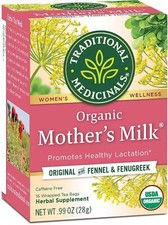 Traditional Medicinals Mother's Milk, Women's Tea, Organic, 16 Tea Bags