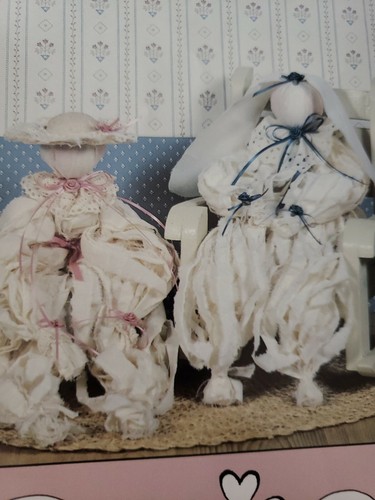 Depression Doll and Bunny - Country Thread Designs Pattern - Instructions No-Sew - Picture 2 of 3