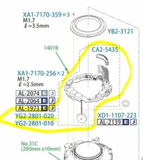 Canon EF 300 mm F/2.8 L IS USM II obiettivo PCB principale parti YG2-2801 Mark II 2