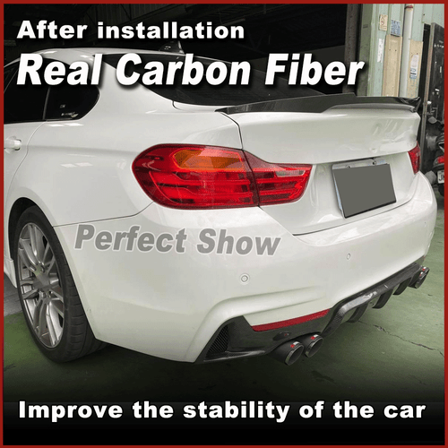 Carbon Heckdiffusor Diffusor hinten Stoßstangen für BMW 4er F32 F33 F36 M-Paket - Picture 2 of 12