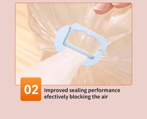 4pcs Stainless Steel Sealing Clips - Portable, Random Color, Food Storage - NEW - Picture 6 of 24