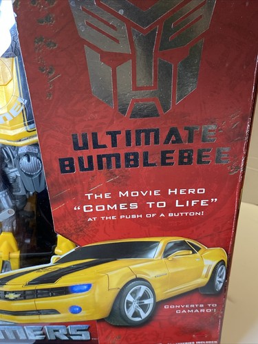 Transformers Ultimate Bumblebee Hasbro 2007 Autobot Missing Red Missile W/Box - Picture 4 of 18