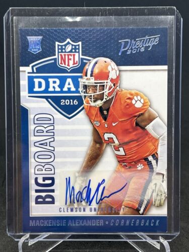 2016 Panini Prestige Mackensie Alexander NFL Draft 2016 RC Auto #'d 87/100