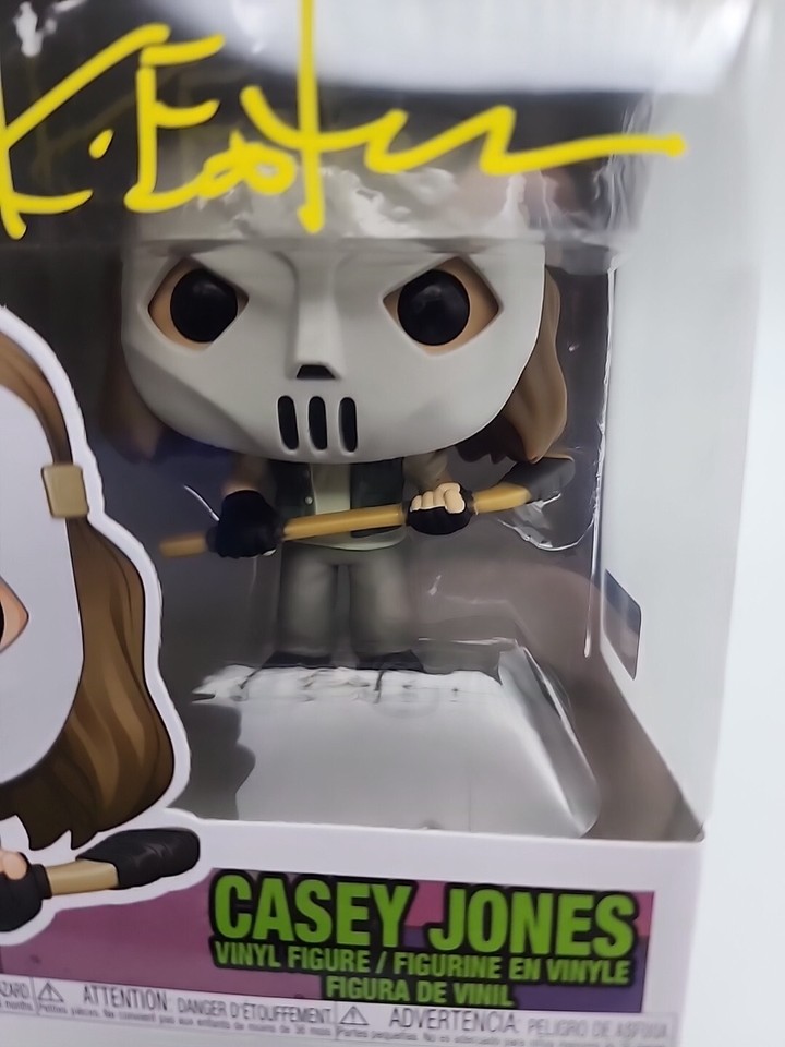 Funko Pop Retro Ninja Turtles Casey Jones 20 Kevin Eastman Signed