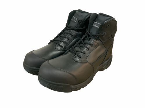 New Magnum Stealth Force 6.0 Side Zip  Lace Up Black Combat Tactical Boots 13/14 - Afbeelding 1 van 3