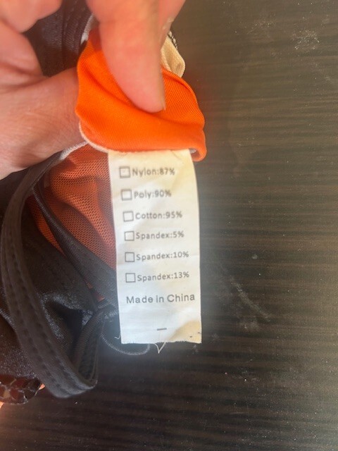 Orange Girls jazz dance dress, Size CM - image 4