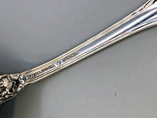 International Silver Wild Rose Antique US Sterling Silver Serving