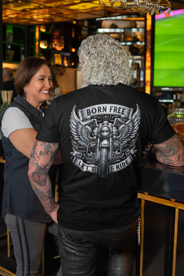 Born Free Let's Ride Shirt - Medium