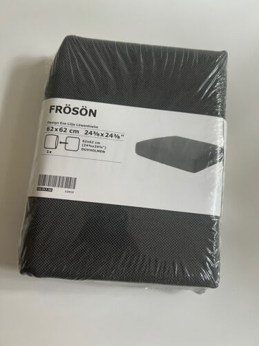 Ikea FROSON Chair Cover Slipcover GRAY 24 3/8” x 24 3/8” - 62x62 CM  NEW package - Picture 1 of 3