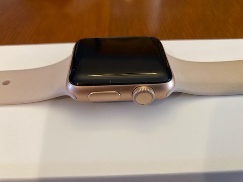 Apple Watch Series 3 38mm Gold Aluminum Pink Sand Sport Band GPS A1858 MQKW2LL/A - Zdjęcie 8 z 8