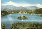 Old Musical 45rpm Singing Postcard BLED Jezero Slovenia Yugoslavia Predrag Gojko