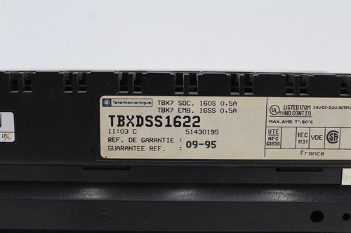 UNIDAD DE CONTROL TELEMECANIQUE TBX DSS 1622, SISTEMA DE E/S PASAPORTE CUADRADO D TBXDSS1622 - Imagen 4 de 4
