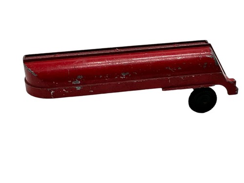 Vintage Red Die-Cast Toy Tanker Trailer With Wheels & Ladder - Picture 4 of 8