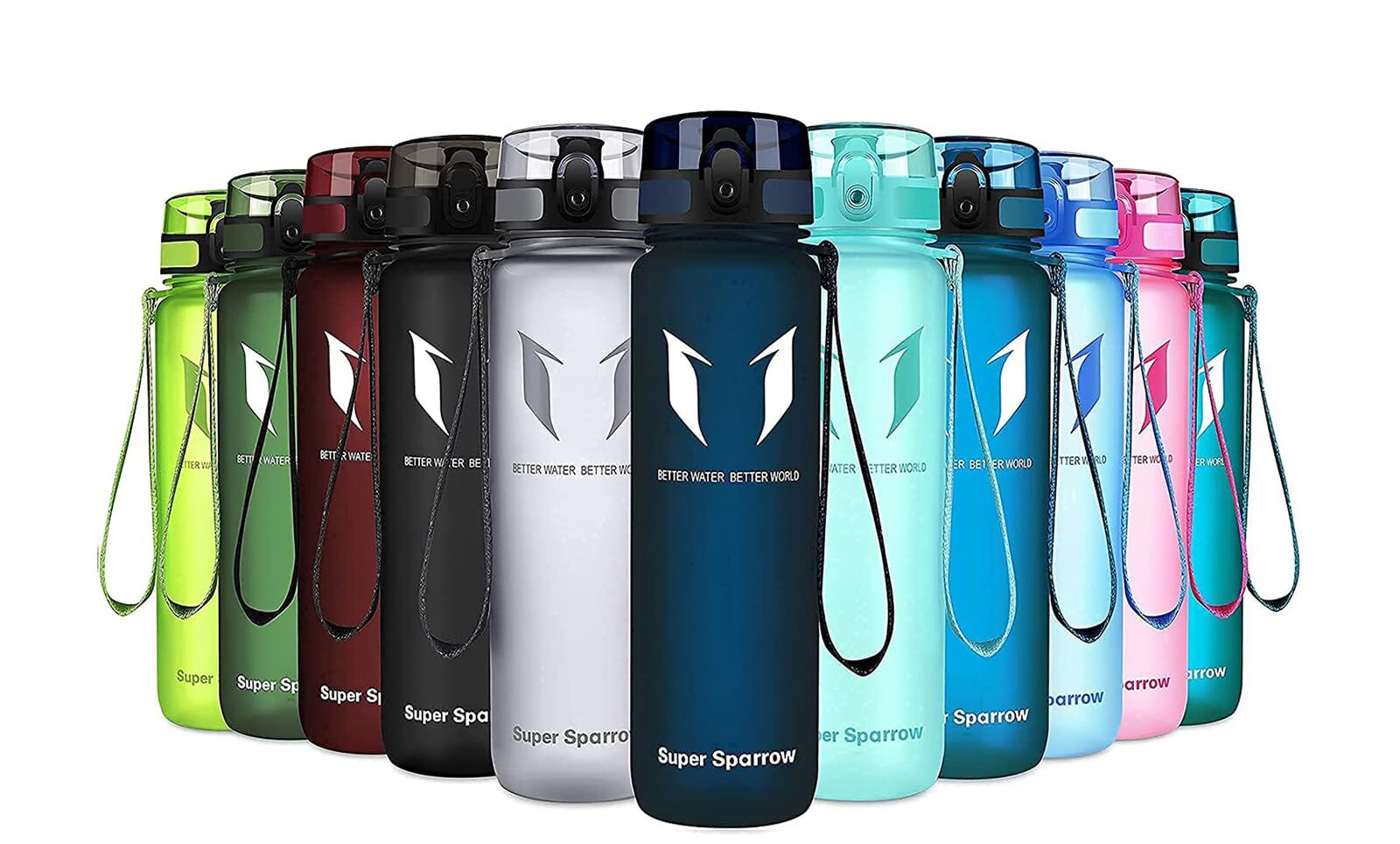 Super Sparrow Borraccia Sportiva & Bottiglia Bambini Senza Perdite - 750ml Bo...