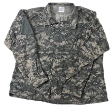 US Military Combat Uniform Coat Size L Army ACU Digital Camo Long Sleeve USGI