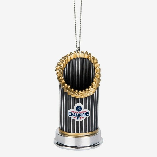 Atlanta Braves 2021 World Series Champions Trophy ORNAMENT NIB CHRISTMAS - 第 1/1 張圖片