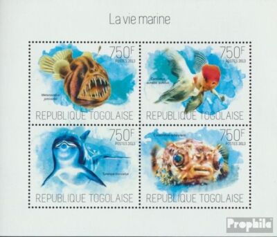 Prophila Collection Togo 5086-5089 - Minifoglio MNH ** 2013 Papa Francesco, Francobolli Da Collezione, Cristianesimo