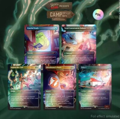 Secret Lair THE REAL GHOSTBUSTERS MTG Magic the Gathering Secret Lair THE REAL GHOSTBUSTERS MTG Magic the Gathering