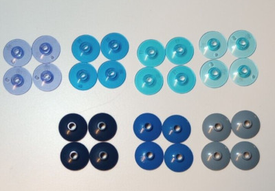 New 2x2 Blue Radar Dish 25 pcs #4740   Pick your color  Custom & Compatible